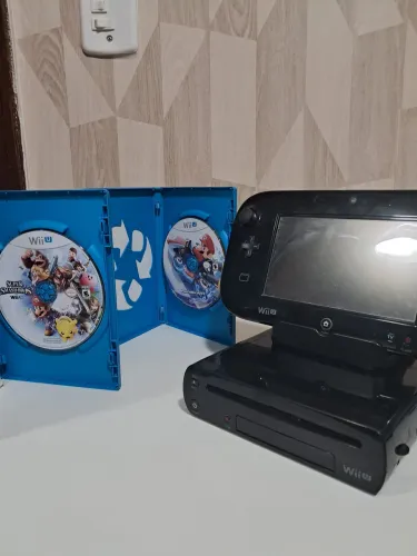 NINTENDO WII U COMPLETO (ORIGINAL) + SUPER SMASH BROS + MARIO KART 8 + SUPER MARIO MAKER