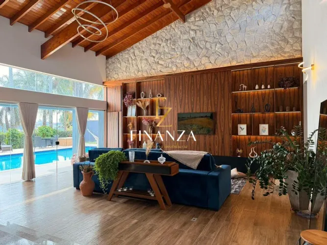 Chácara com 5 dormitórios à venda, 1000 m² por R$ 2.990.000,00 - Terras de Itaici - Indaia