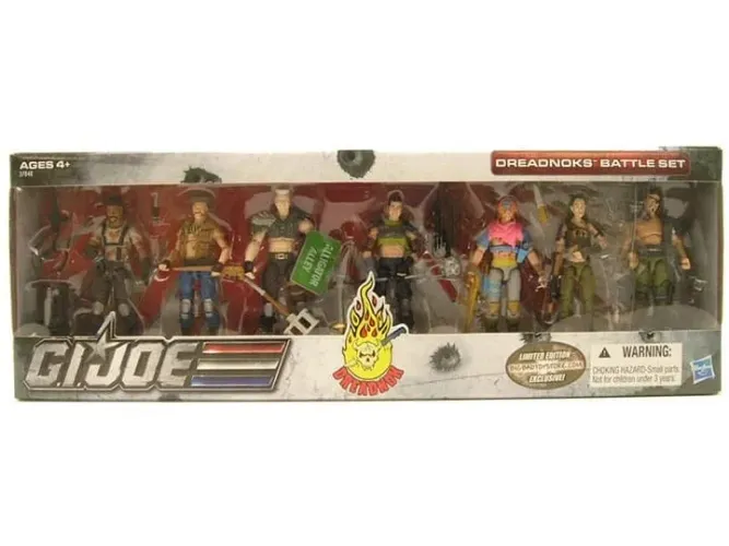 Gi Joe DREADNOKS 7 Pack 2011 Battle Set Exclusive BBTS - LACRADO 30th 50th 25th