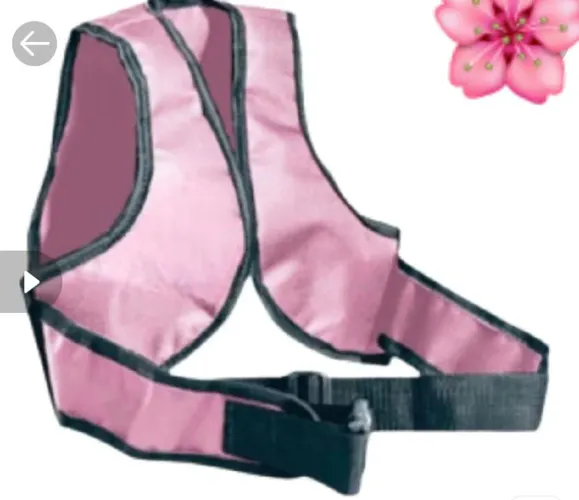 Colete cinto de segurança infantil rosa