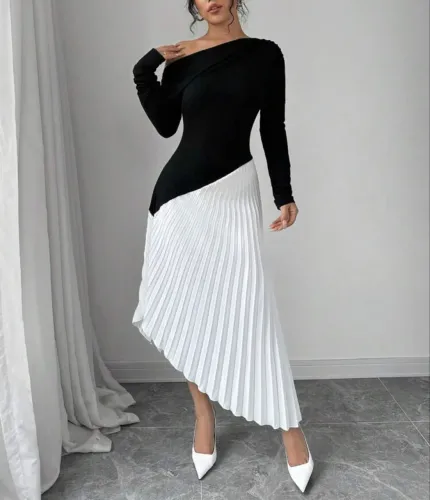 Vestido preto e branco NOVO