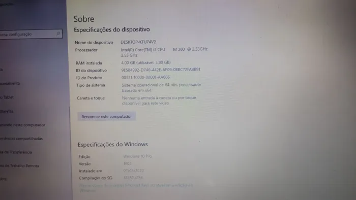 ? Notebook SIM+ Intel Core i3 | 4GB RAM | Funcionando | Aceito Trocas