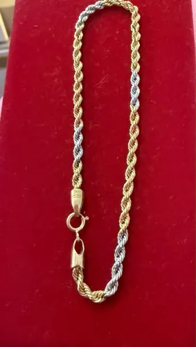 Pulseira de ouro 18.k