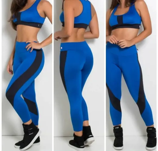 Conjunto de academia feminino marca kaisan