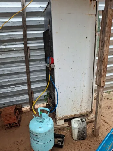 Gas e concerto para sua geladeira