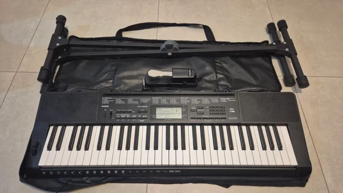 Teclado Casio CTK 3500 + Acessórios