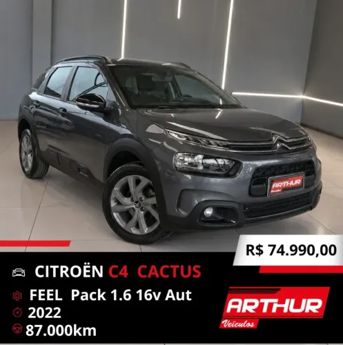 Citroen C4 Cactus Feel 1.6 16V Flex Aut. 2022