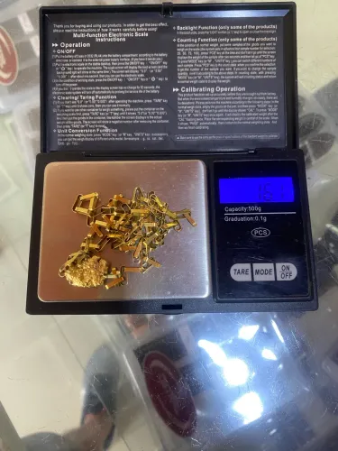 Cordão de ouro com 16.1gramas, com 60 centímetros de comprimentos