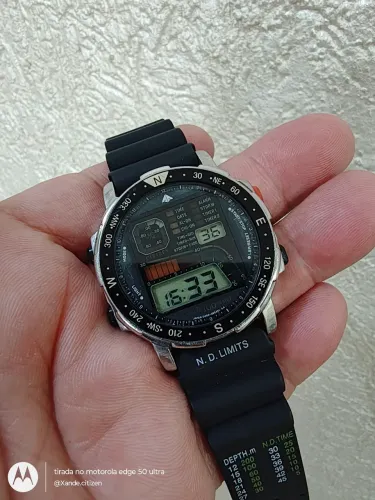 Relógio Citizen Wind surf D060 tudo ok 