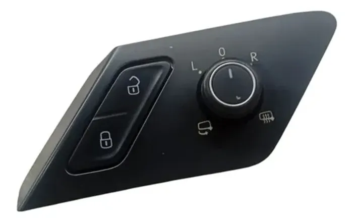 Controle Ajuste Espelho Retrovisor Elétrico Frente Esquerda VW Golf 2.0 GTI 2015