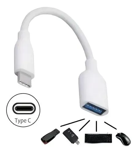Compacto adaptador USB + pen drive 8GB
