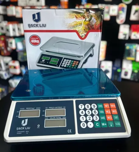 Balança digital 40 kg - multifuncional e cálcula