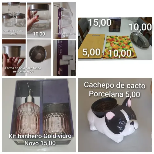 Itens de casa valor de desapego