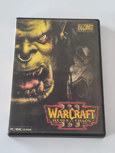 Warcraft III Reign of Chaos PC Mac Original Blizzard com Manual