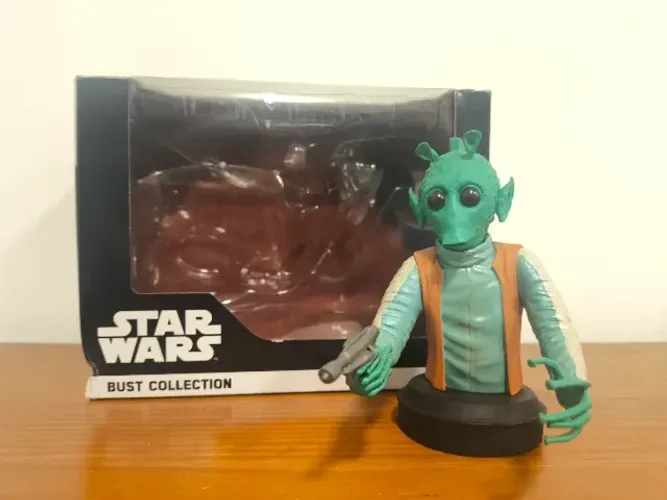 Star Wars Busto de Coleção De Agostini - GREEDO (acompanha caixa e revista)