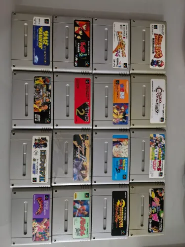 Cartuchos originais raros super famicom nintendo