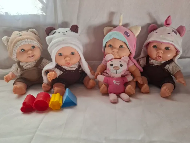 Kit Bonecas Bebê Expressões no Precinho 