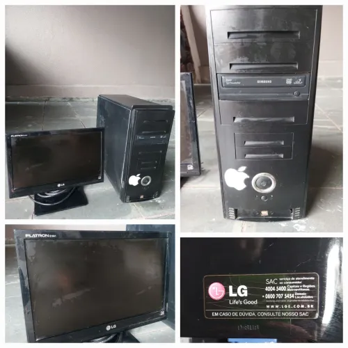 Monitor LG  15" Mais Gabinete Samsung Leia o anúncio 