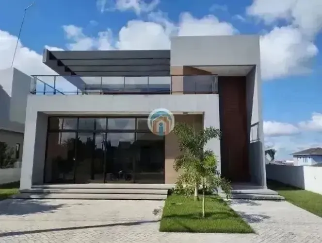Casa de Alto Padrão no Águas da Serra - 5 Suítes, Espaço Gourmet e Churrasqueira Frontal