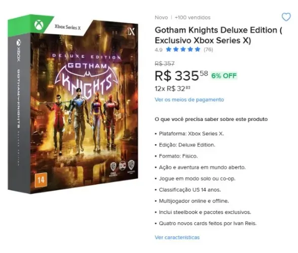Gotham Knights Deluxe Edition - XBOX