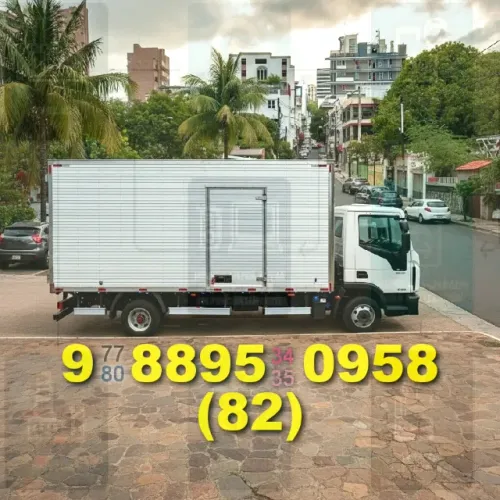 mudança com caminhão bau e serviço rápido
