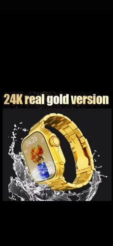 Smartwatch dourado