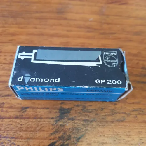 Cápsula Headshell Philips Gp 200 Diamond C Agulha Conservada