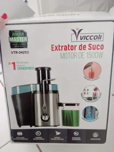 Extrator de suco inox novo