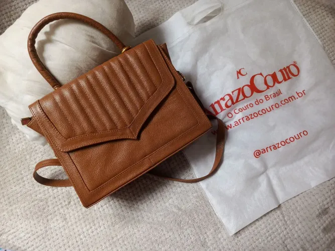 Bolsa arrazo couro 