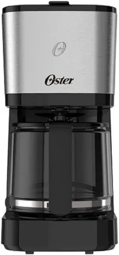 Cafeteira Oster Inox, 1,2L, 110V, Preto/Inox, 750W, OCAF600 - Lacrado com garantia e NF