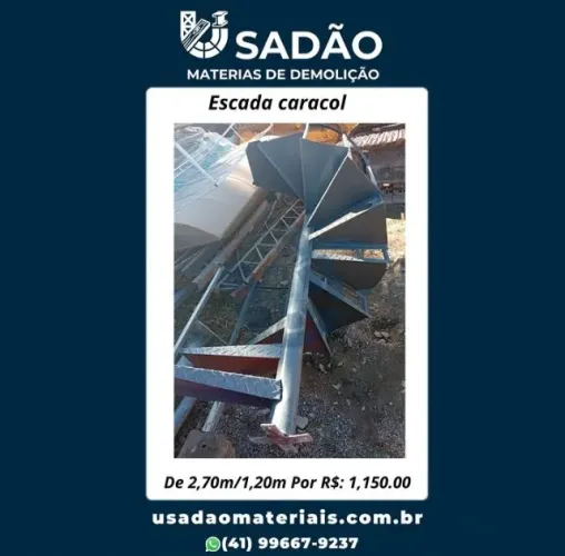 Escada Caracol - 2,70/1,20m