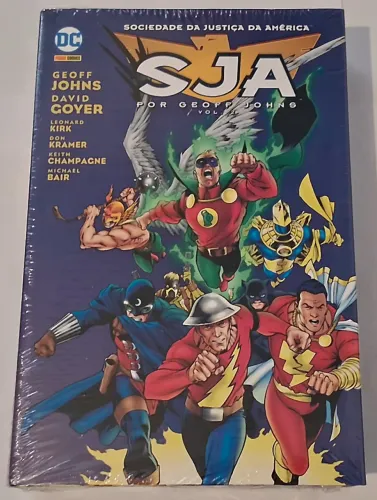 Omnibus Panini SJA (Sociedade Da Justiça Da América) Volume 2 Geoff Johns Lacrado