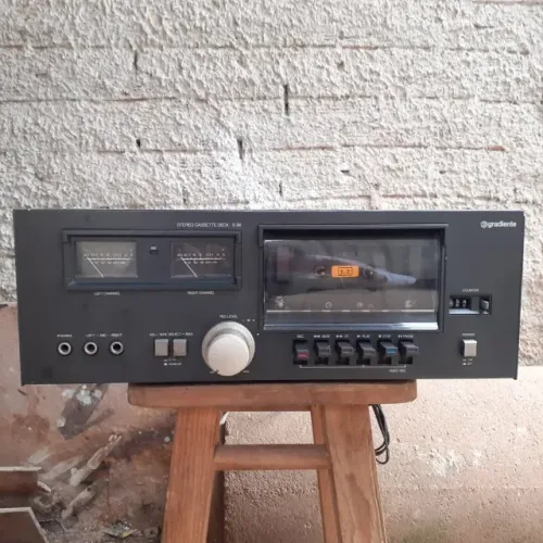 tape deck gradiente s 96 troco p outros aparelho d som vintage