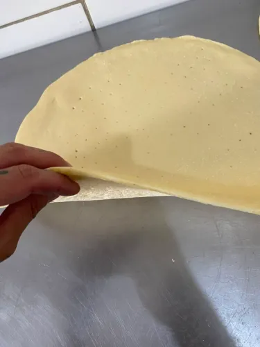 Massa de pizza pré-assada ?