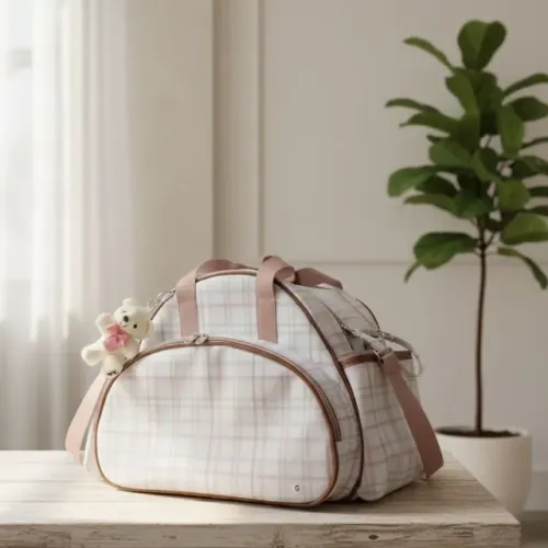 Bolsa Maternidade Xadrez Premium