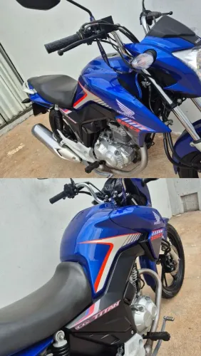 VENDO HONDA CG TITAN 160 AZUL - 2018 - Único Dono