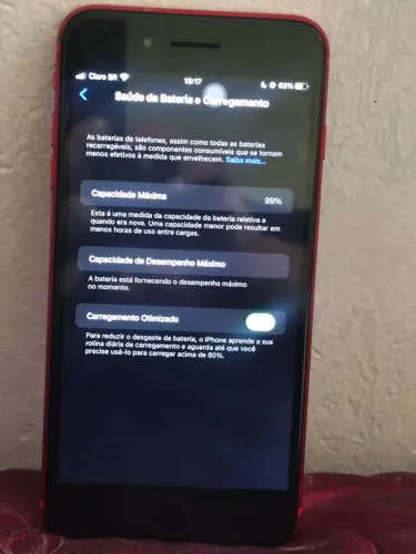 VENDE-SE IPHONE 8 plus red