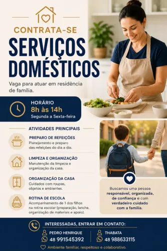 DOMÉSTICA QUE COZINHE BEM