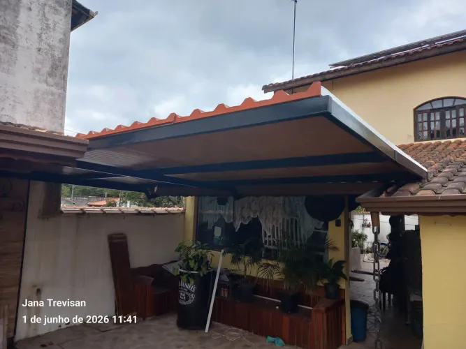 Telhado metalon e telha galvalume