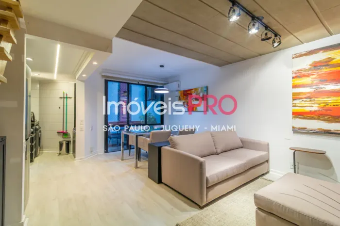 MOEMA ÍNDIOS- DUPLEX 70M² - 1 SUÍTE- MOBILIADO - 1 VAGA-