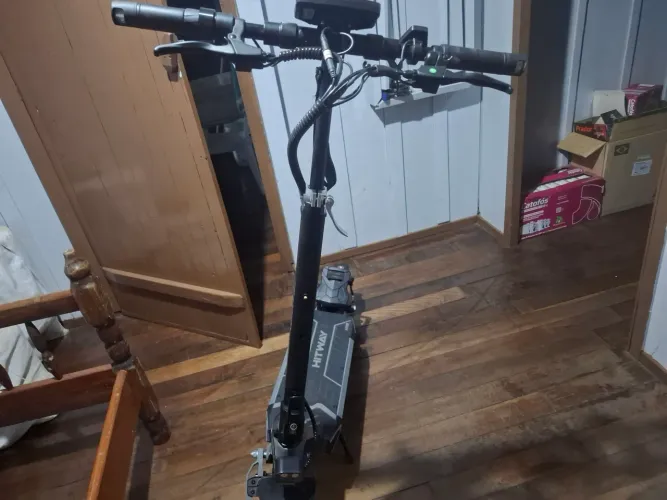 Patinete eletrico seminovo hitway três meses de uso zerado sem defeitos oportunidade boa!