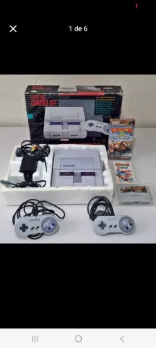 SUPER NINTENDO NA CAIXA ORIGINAL