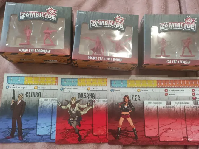 Expansão Zombicide (Curro, Oksana e Lea)