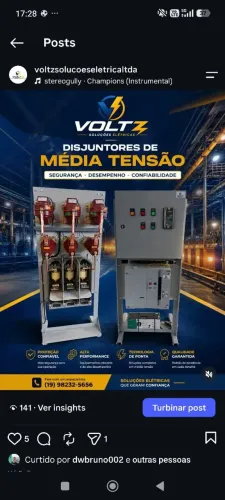 Disjuntor a vácuo 17.5kKV com proteção ONBOARD 