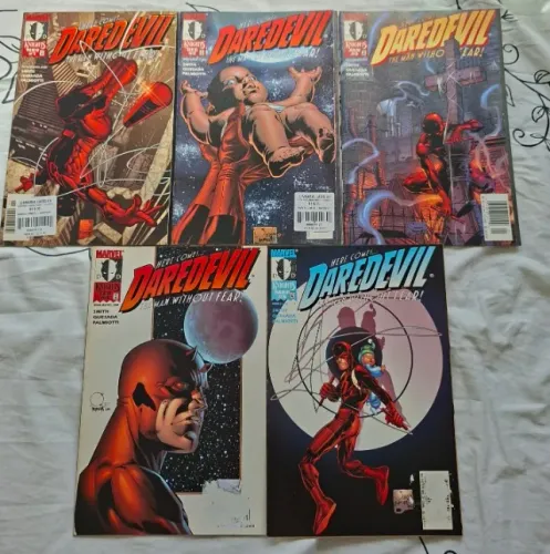 Demolidor Diabo da guarda single issue importado em inglês Marvel(Daredevil 1 a 5)