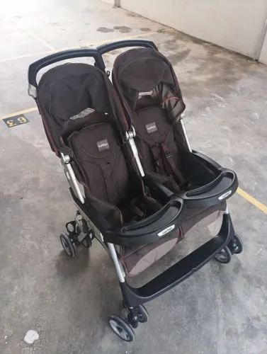 Carrinho Peg-Pérego - Duplo Aria para Gêmeos 