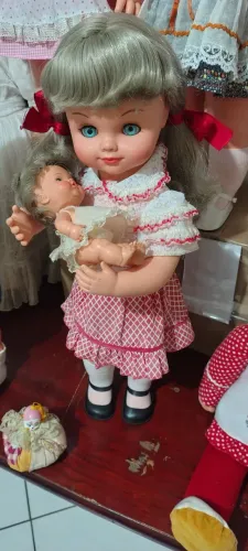 Boneca mãezinha da estrela