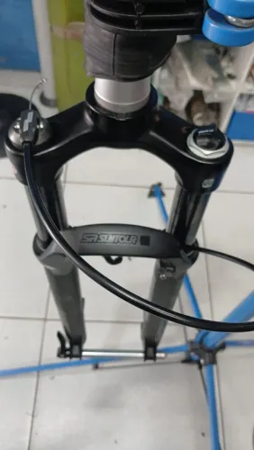 Suspensão Santour xcr 32 (Ar e Óleo) Boost 15x110mm 