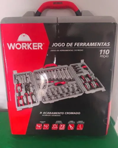 Jogo Ferramentas 110 peças Worker