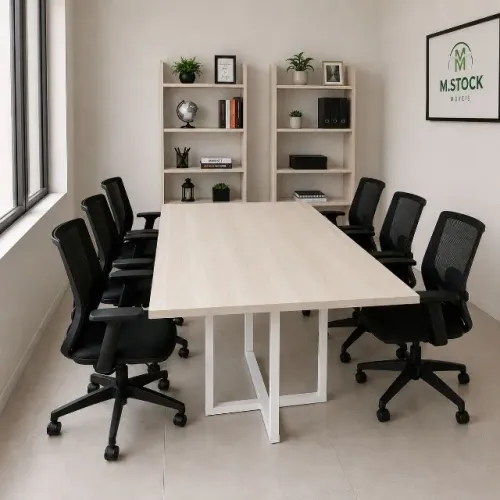 mesa de reuni?o 2,00 x 0,90m branca